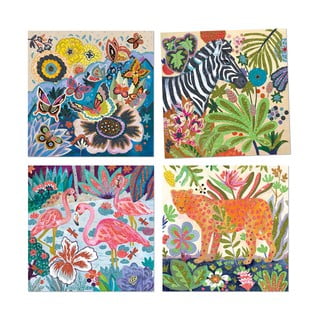 Smilšu mākslas komplekts Djeco Tropical Animals