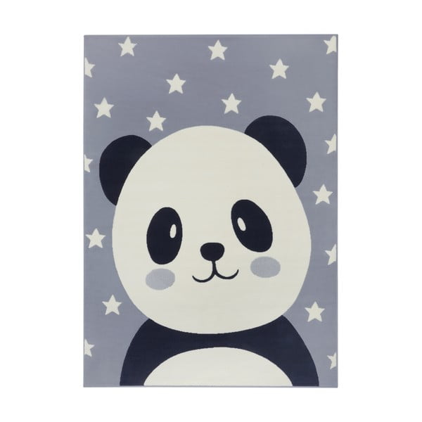 Pelēks bērnu paklājs 170x120 cm Panda Pebbles – Hanse Home