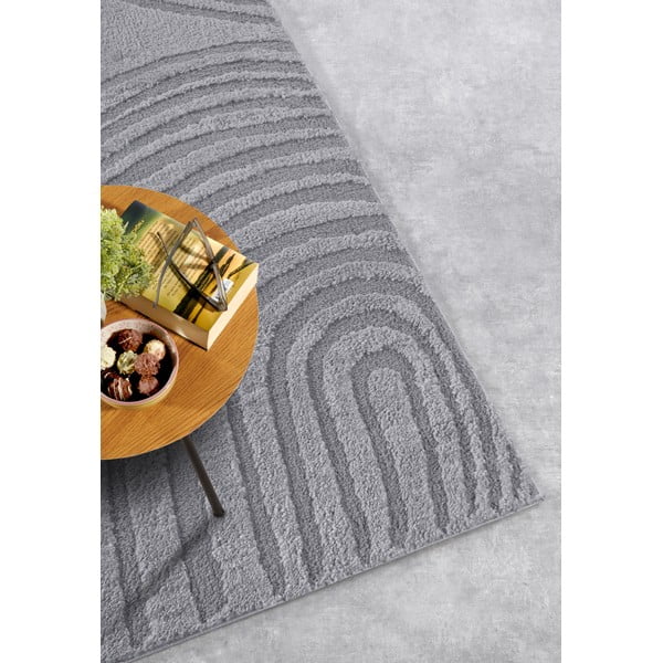 Pelēks paklājs 160x235 cm Pigment Light Grey – Elle Decoration-image-2