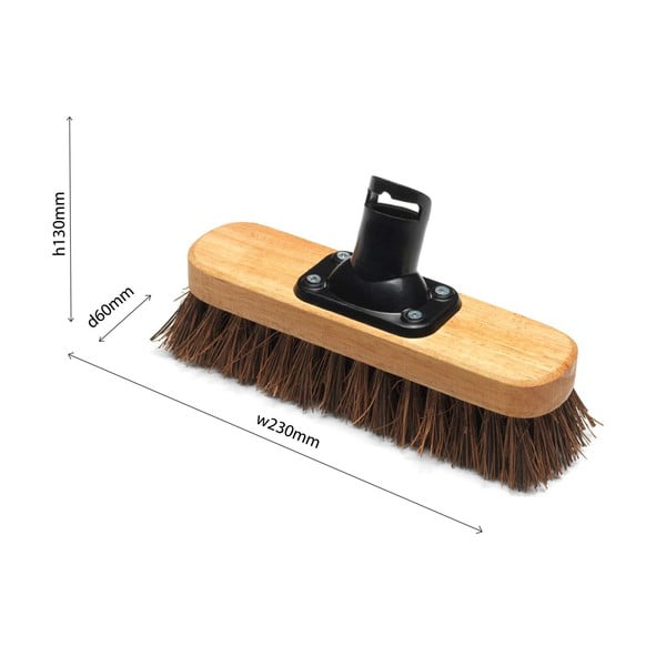 Slotas galva ar neilona šķiedrām Addis Varnished, 23 cm-image-1