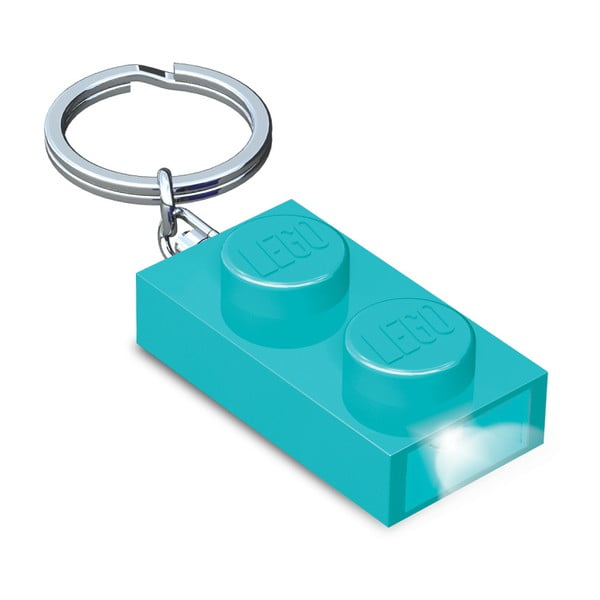 Zila LED LEGO® atslēgu piekariņš