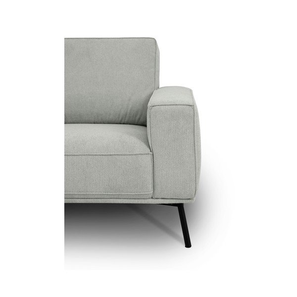 Gaiši pelēks stūra dīvāns no šenila auduma (ar kreiso stūri/L veida) Amsterdam – Scandic-image-4