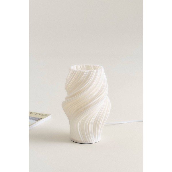 Balta plastmasas galda lampa (augstums 27 cm) Calais – Jotex-image-3