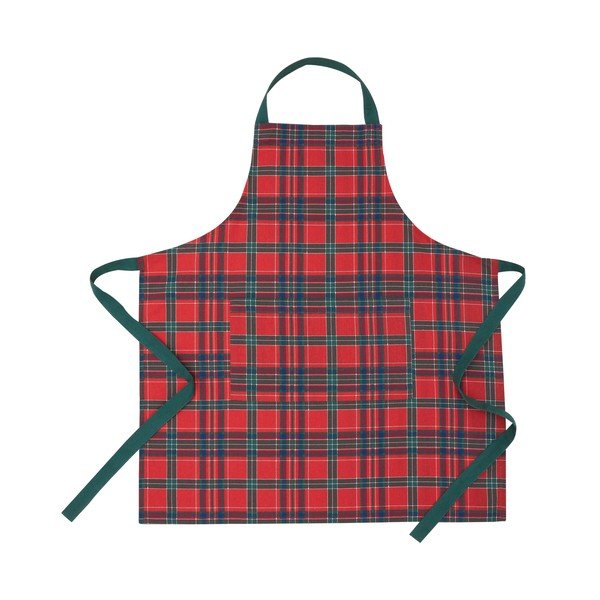 Kokvilnas priekšauts ar Ziemassvētku motīvu Christmas Tartan Check – Catherine Lansfield