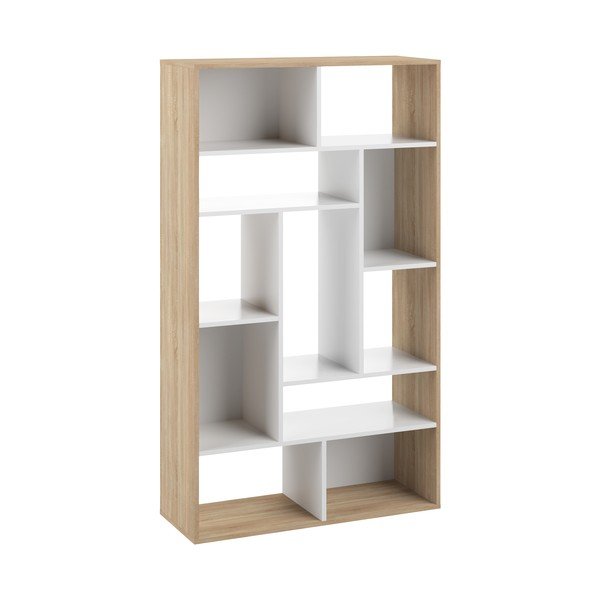 Balts grāmatu plaukts 91x163 cm Seoul - TemaHome -image-2