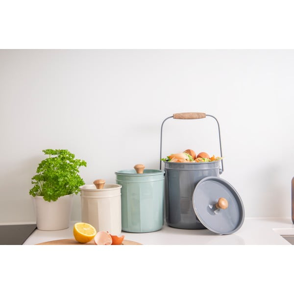 Tērauda konteineri kompostējamiem atkritumiem (3 gab.) – Kitchen Craft-image-2