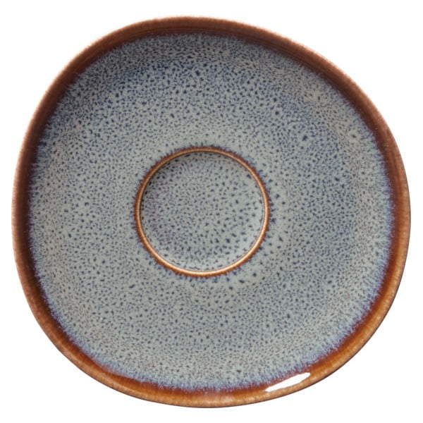 Pelēki brūna keramikas apakštasīte Villeroy & Boch Like Lave, 15,5 x 15 cm