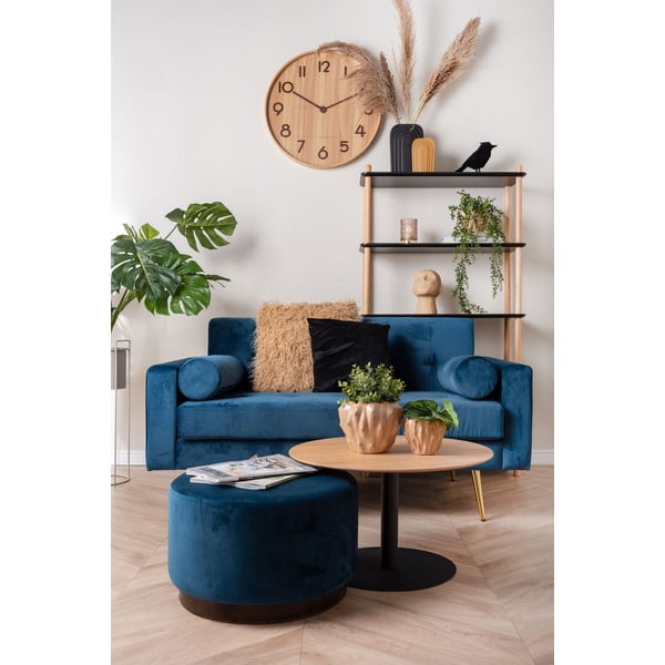 Melns samta spilvens PT LIVING Tender, 40 x 40 cm-image-1