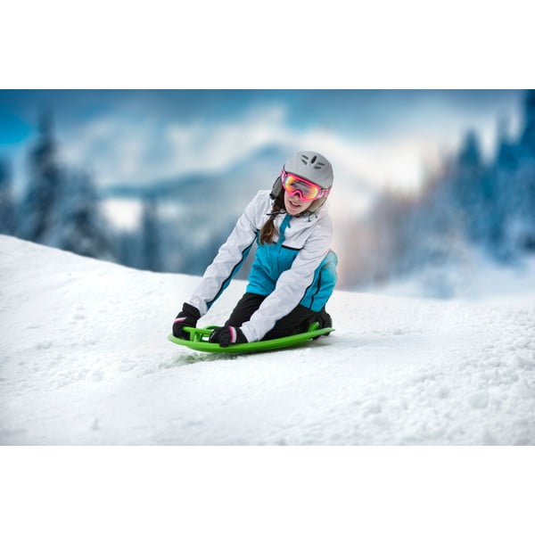 Zelený sáňkovací talíř Gizmo Meteor, ⌀ 70 cm-image-1