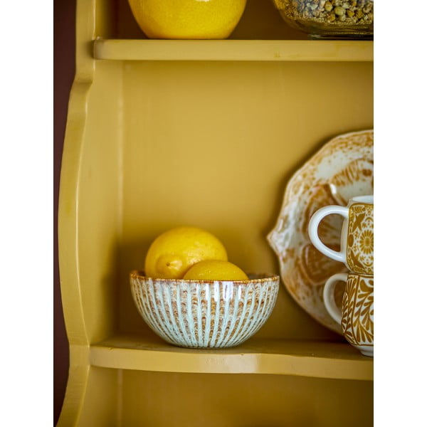 Zila/bēša akmensmasas servēšanas/augļu bļodiņa 200 ml Fleur – Bloomingville-image-1