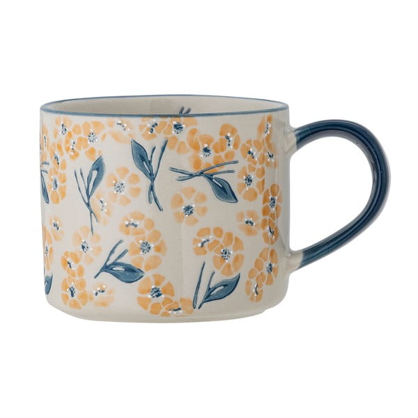 Zila/bēša māla krūze 400 ml Myah – Bloomingville