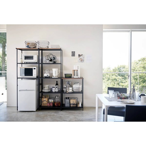 Matēti melns tērauda plaukts 60x90x46,5 cm Tower – YAMAZAKI-image-3