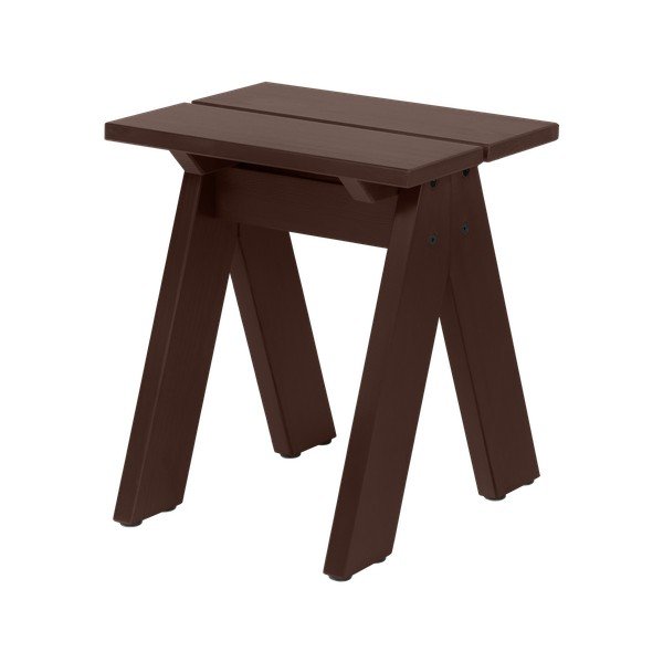 Tumši brūns masīvkoka dārza krēsls Navo – noo.ma