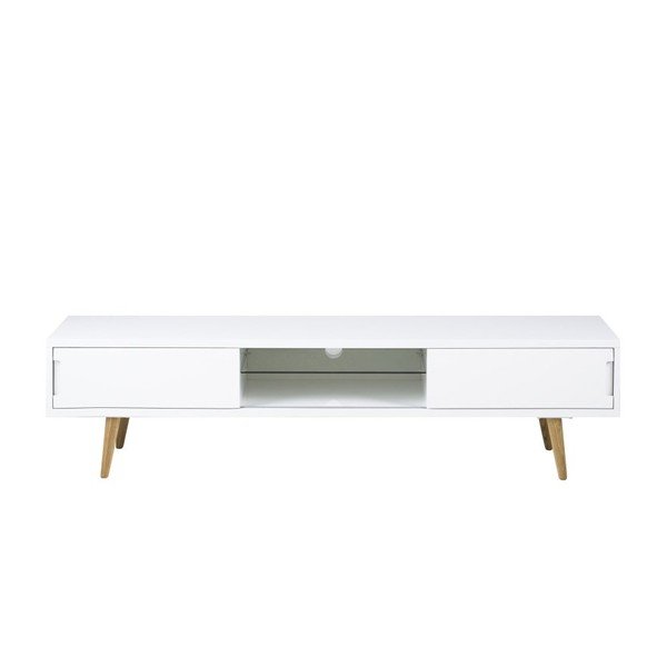 Balts TV galdiņš Actona Elise, 180 x 46 cm-image-1