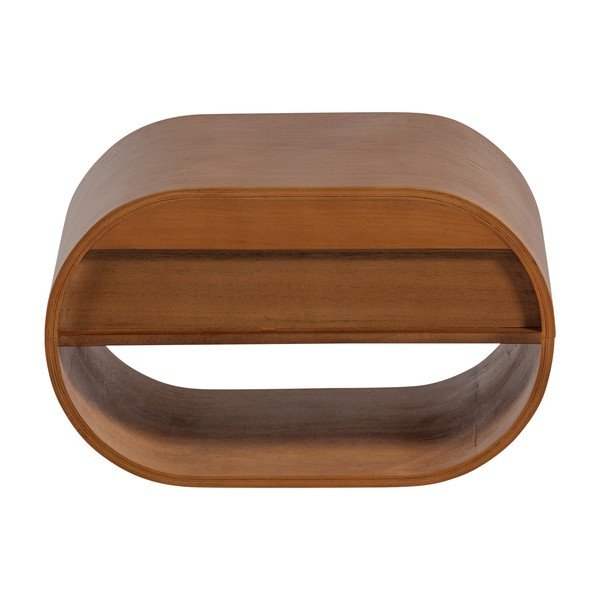 Dabīga toņa daudzlīmeņu sienas plaukts 39 cm Momo – WOOOD-image-2