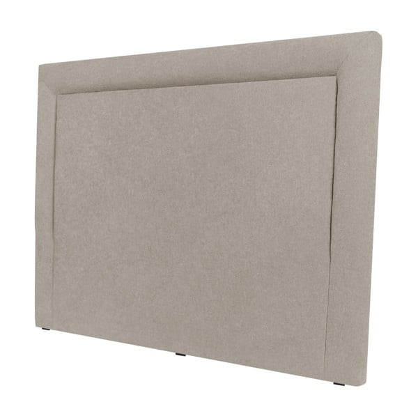 Krēmkrāsas gultas galvgalis Mazzini Sofas Ancona, 140 x 120 cm-image-3
