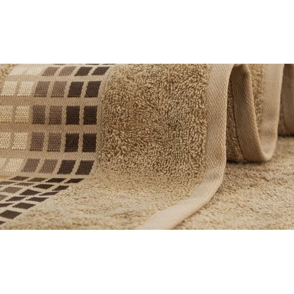 Brūns kokvilnas dvielis 50x100 cm Darwin – My House-image-3