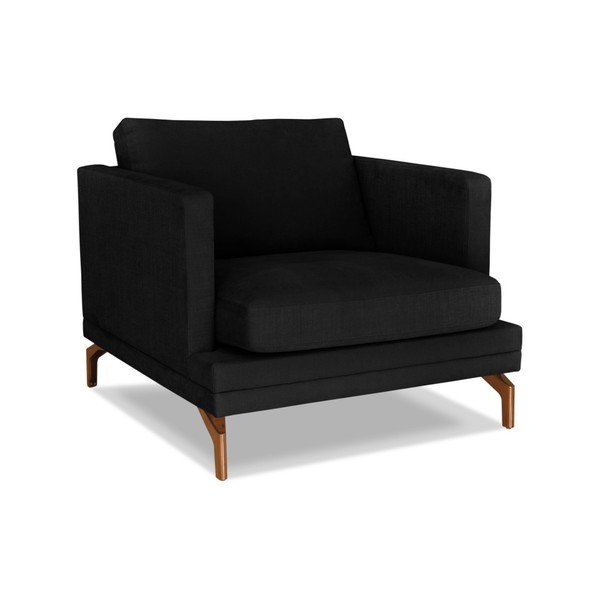 Melns krēsls Windsor & Co. Dīvāni Jupiter-image-1