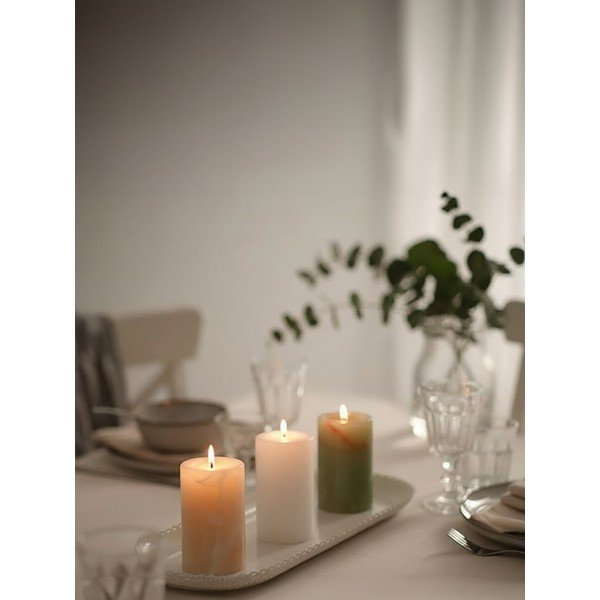 Akmens svečturi tējas svecītēm (3 gab.) Oleena – Premier Housewares-image-4