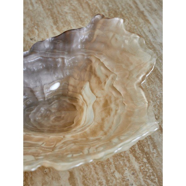 Stikla dekoratīva bļoda 29x38 cm Aiku – Bloomingville-image-3