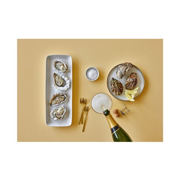 Krēmkrāsas māla servēšanas paplāte Bitz, 38 x 14 cm-image-4