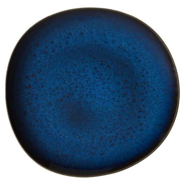 Tumši zils keramikas šķīvis Villeroy & Boch Like Lave, ø 28 cm