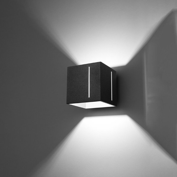 Melna sienas lampa Pax – Sollux-image-2