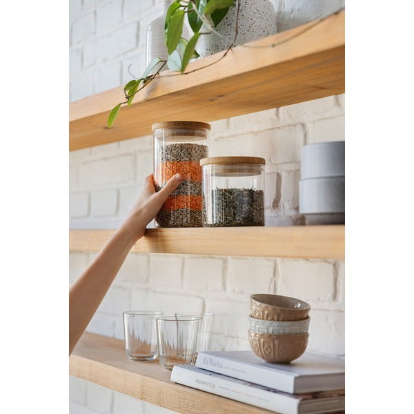 Stikla pārtikas uzglabāšanas konteiners pārtikai Mineral – Bonami Essentials-image-1