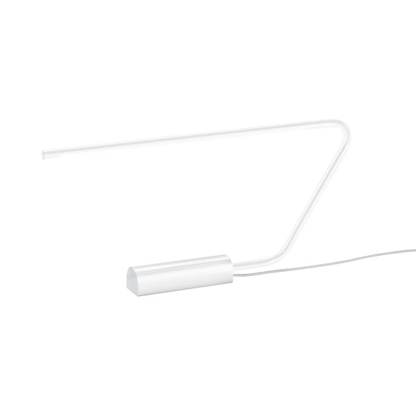 Balta LED galda lampa (augstums 33 cm) Olea – Trio Select-image-1