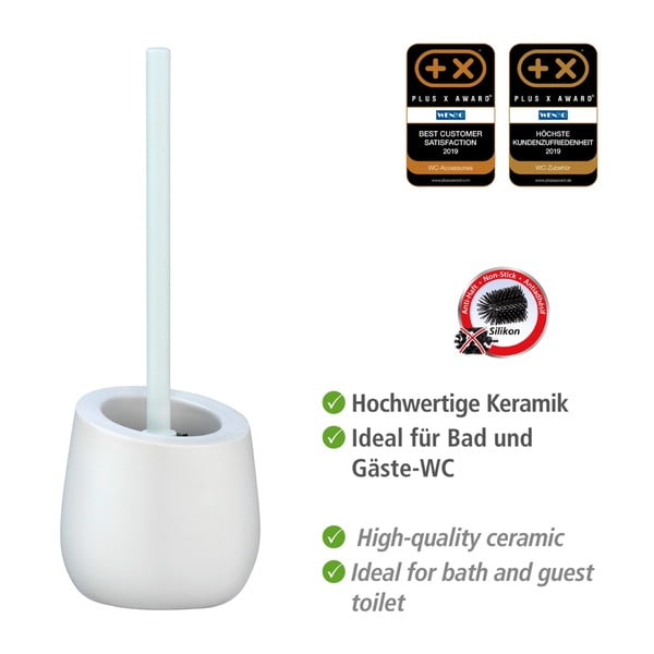 Balta keramikas tualetes birste Wenko Badi-image-4