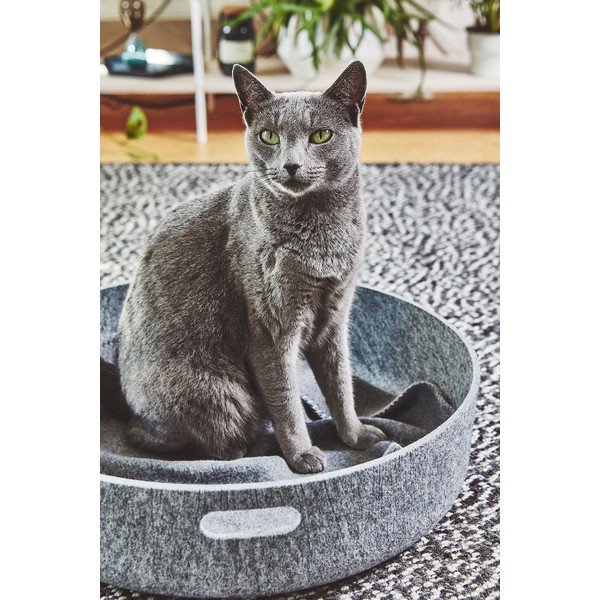 Uzglabāšanas tekstila grozs ø 46x12 cm Cesto Concrete – MiaCara-image-2