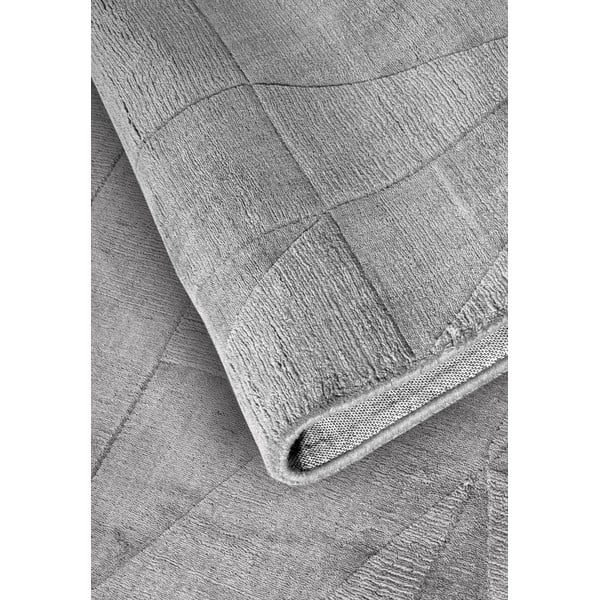 Pelēks ar rokām darināts vilnas celiņa paklājs 80x250 cm Ursule – Villeroy&Boch-image-3