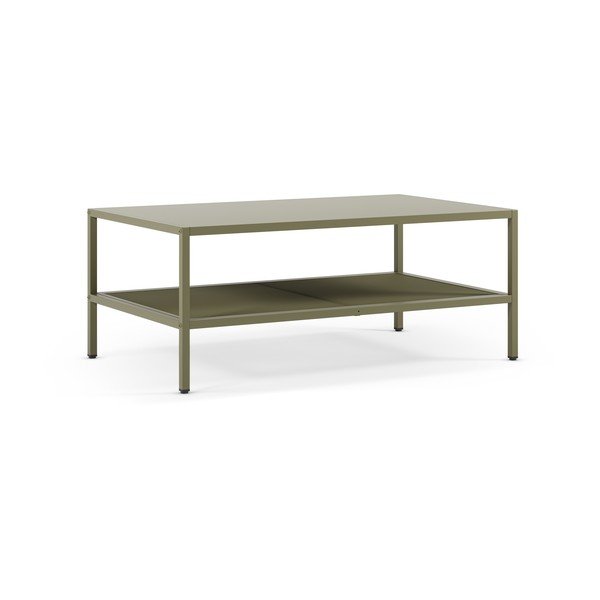 Zaļš metāla žurnālgaldiņš 60x100 cm Fayna – Marckeric