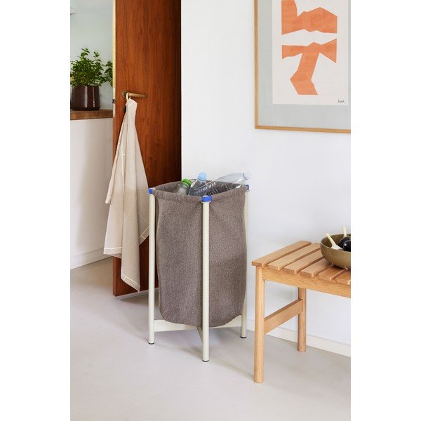 Bēšs tekstila veļas grozs Pod – Hübsch-image-2