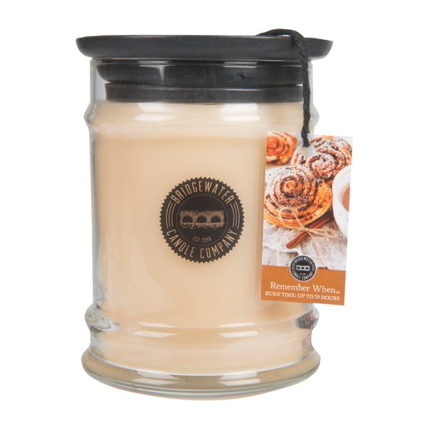 Svece stikla kastītē ar austrumniecisku aromātu Bridgewater candle Company Remember When, degšanas laiks 65-85 stundas