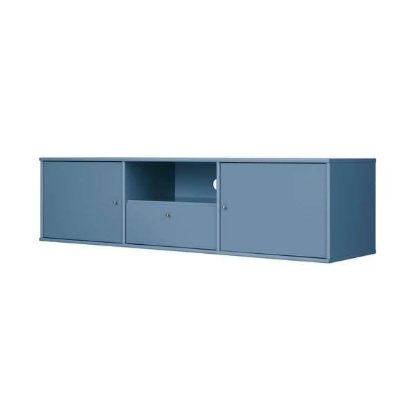 Zils TV galdiņš 161x42 cm Mistral – Hammel Furniture-image-1