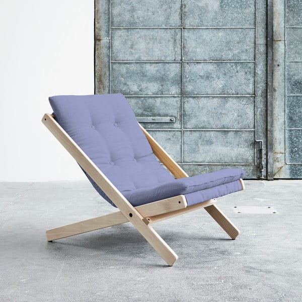 Karup Boogie Natural/Blue Breeze saliekamais krēsls