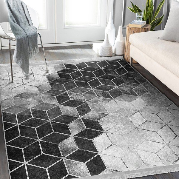 Pelēks paklājs 80x150 cm – Mila Home-image-3