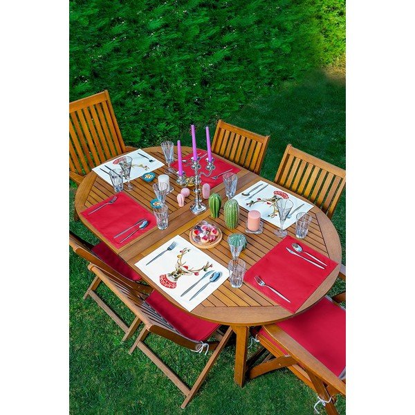 Ziemassvētku auduma galda paliktņi (6 gab.) 35x45 cm Six Ame Servis - Mila Home-image-1