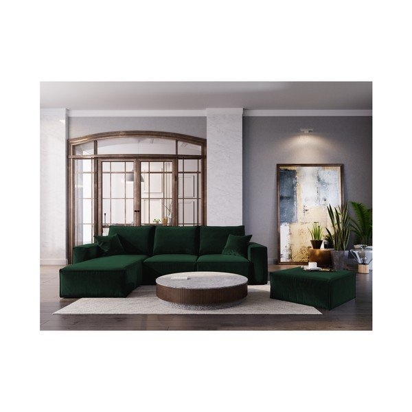 Zaļš pufs Cosmopolitan Design Florida, 65 x 65 cm-image-3