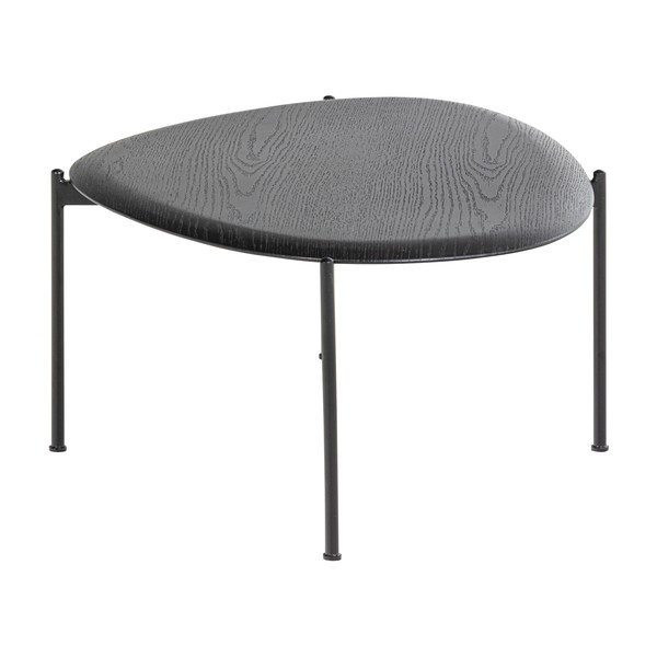 Melns žurnālgaldiņš 67x92 cm Kota – WOOOD-image-2