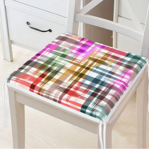 Sēdekļa spilvens 40x40 cm Colour Crisscross – Mila Home-image-1