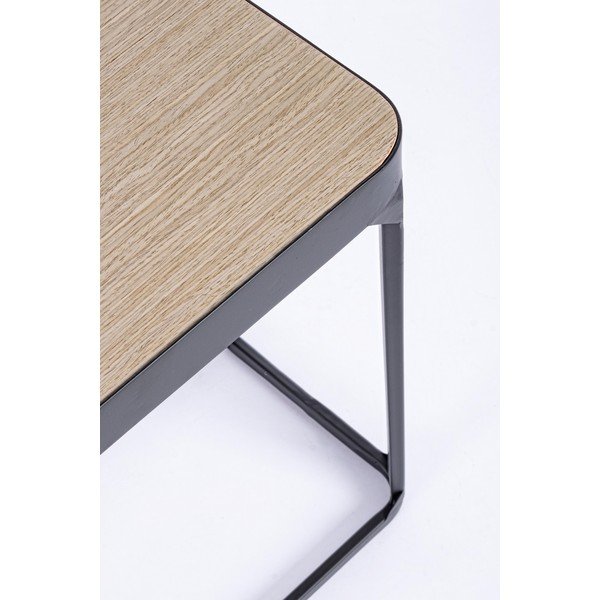 Sānu galdiņš ar egles koka imitāciju 30x50 cm Everitt – Bizzotto-image-3