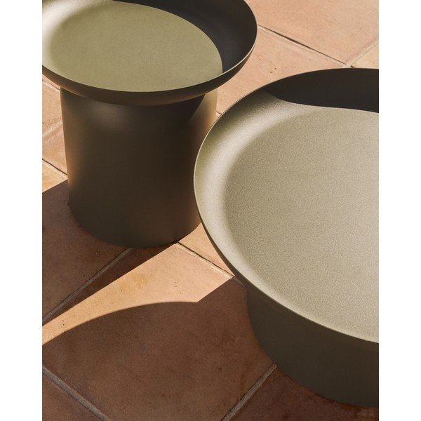 Metāla apaļš dārza galdiņš ø 70 cm Arcola – Kave Home-image-3