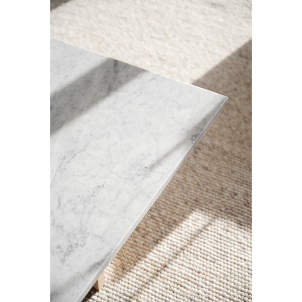 Balti brūns marmora žurnālgaldiņš 90x90 cm Brooksville – Rowico-image-4