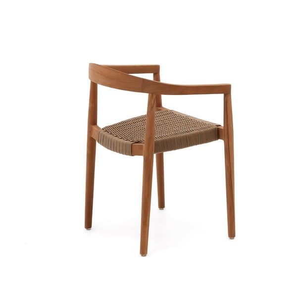 Dabīga toņa masīvkoka dārza krēsli (4 gab.) Ydalia – Kave Home-image-3