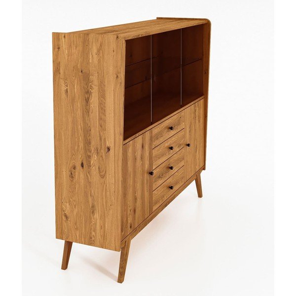 Ozolkoka vitrīna 160x154 cm Retro – The Beds-image-3