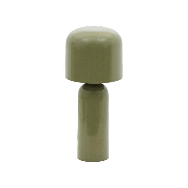 Zaļa metāla galda lampa (augstums 38 cm) Monze – Kave Home