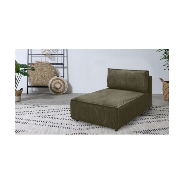 Gaiši zaļš velveta modulārais dīvāns (ar maināmu stūri) Nihad modular – Bobochic Paris-image-1