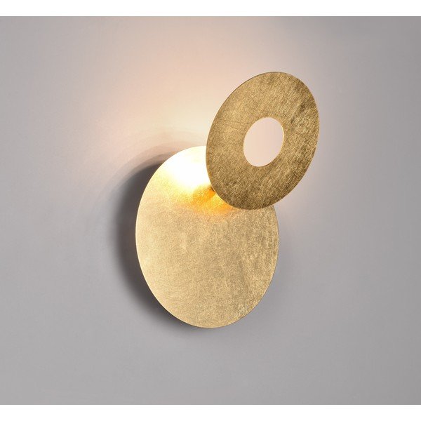 Zelta krāsas LED sienas lampa Leano – Trio-image-3